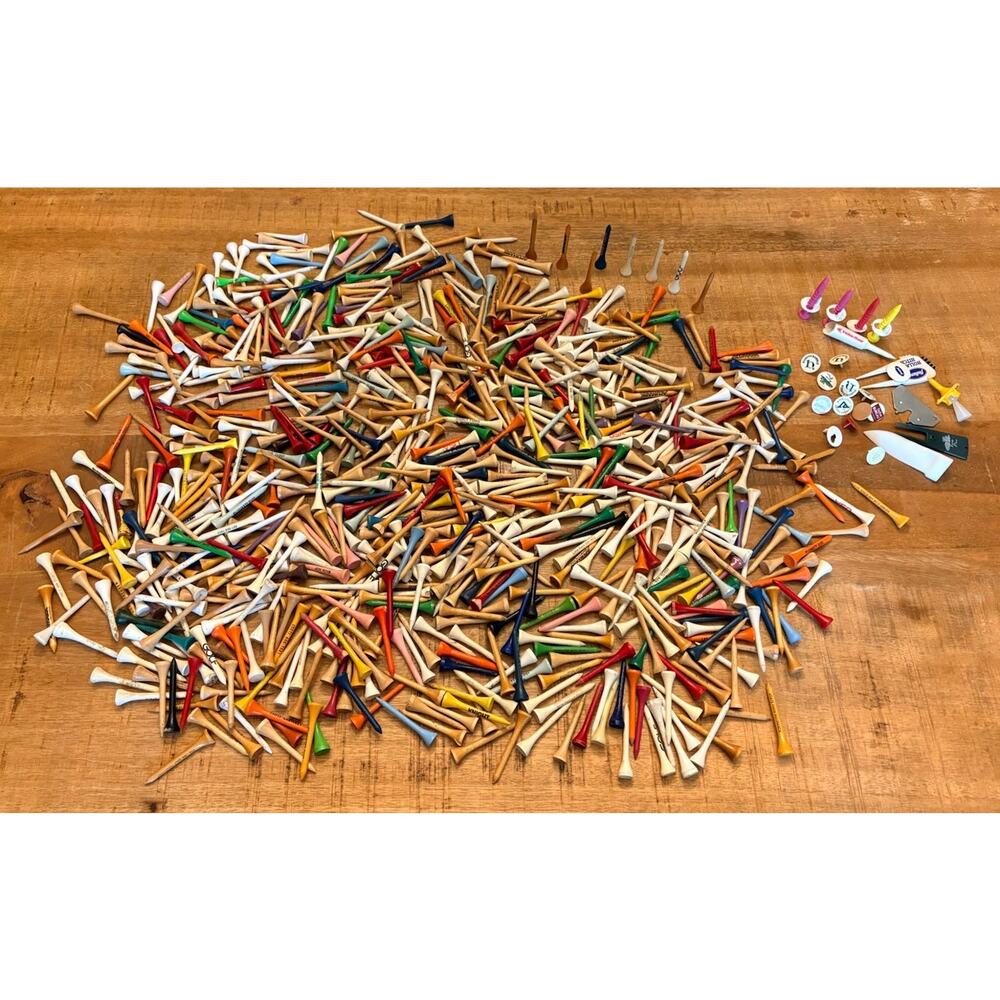 Big Bag Bundle Of Few Hundred Golf Tees And Ball Markers Arkansas